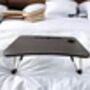 Laptop Bed Table With Foldable Legs And Cup Slot, thumbnail 5 of 9