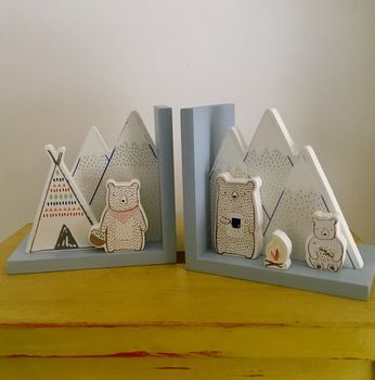 Bear Picnic Children's Bookends, 2 of 6