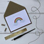 Rainbow Note Card: Sending Love, thumbnail 3 of 5