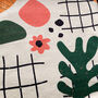 Abstract Cushion Cover With Plants And Flowers, thumbnail 2 of 7
