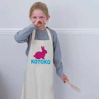 Personalised Easter Bunny Apron, 2 of 6