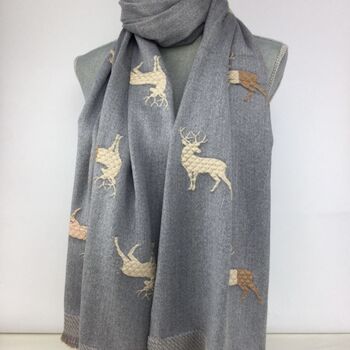 Winter Stag Scarf, 5 of 9