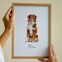 Custom Pet Portrait, Personalised Dog Illustration, thumbnail 6 of 8