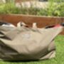 Personalised Kids Handwriting Embroidered 'Dads Need Bags Too' Canvas Tote Bag Fathers Day Gift, thumbnail 3 of 11