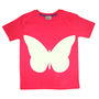 Butterfly Glow In The Dark Interactive Kids T Shirt, thumbnail 6 of 8