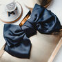Satin Big Bow Hair Clip Barrette Six Colours Available, thumbnail 5 of 12