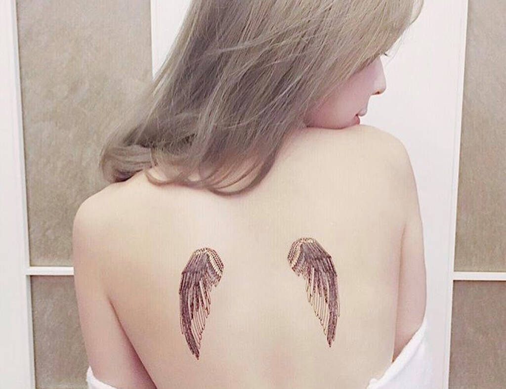 Angel Wings Tattoo on Wrist | TikTok