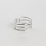 Sterling Silver Octagonal Adjustable Ring, thumbnail 5 of 5