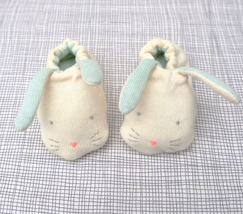 Bunny Baby Bootees, 2 of 8