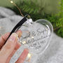 Personalised '1st Christmas As Mr And Mrs' Bauble, thumbnail 2 of 8