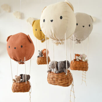 Hot Air Balloon Mobile For Nursery And Kids Decoration, 2 of 4