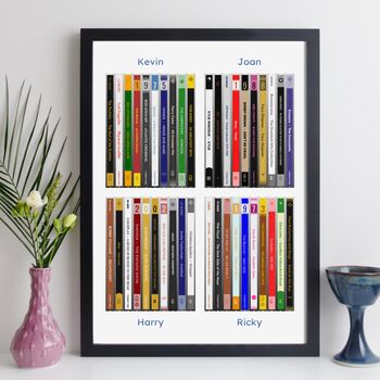 Personalised Family Print Years Of Music Gift, 4 of 9