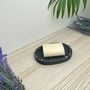 Black Terrazzo Draining Soap Dish, thumbnail 5 of 10