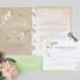 Eloise Botanical Blush Floral Wedding Invitations, thumbnail 2 of 4
