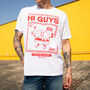 Hi Guys Men’s Burger Graphic T Shirt, thumbnail 1 of 3