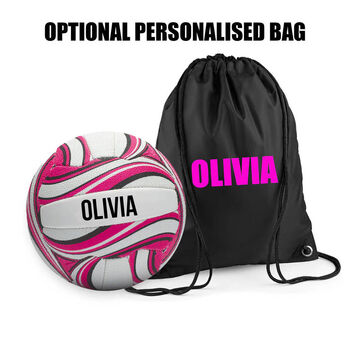 Personalised Netball Ball, 2 of 6