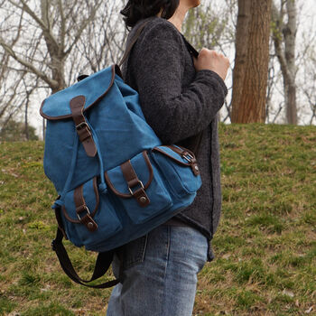 Canvas Backpack Rucksack For Women, 5 of 12
