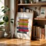 Edinburgh Book Stack Art Print, thumbnail 5 of 6