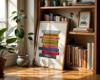 Edinburgh Book Stack Art Print, 5 of 6