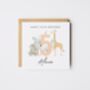 Personalised 1st Birthday Card Elephant And Giraffe *Age Options, thumbnail 5 of 5