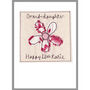 Personalised Flower 21st Birthday Card For Her, thumbnail 10 of 11