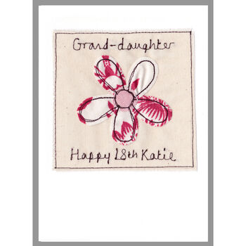 Personalised Flower 21st Birthday Card For Her, 10 of 11