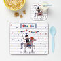 Personalised Kid's Brave Knight Placemat Set, thumbnail 1 of 4