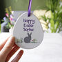 Personalised Rabbit Ceramic Easter Decoration For Kids, thumbnail 5 of 9