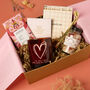 Valentine's Gift Hamper With Personalised Heart Candle, thumbnail 1 of 6