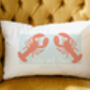 Personalised Lobster Love Cushion, thumbnail 2 of 3