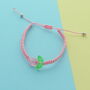 Personalised Macrame Tulip Flower Bracelet, thumbnail 6 of 9