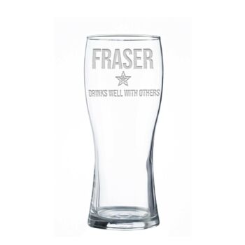 Personalised Star Craft Beer Glass, 4 of 6