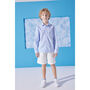 Azur Boys Cotton Shirt – Blue And White Lnm621, thumbnail 2 of 3