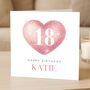 18th Birthday Card For Her Daughter Granddaughter, thumbnail 2 of 8