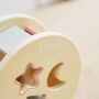 Personalised Snail Wooden Pull Along Shape Sorter, thumbnail 2 of 6