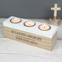 Personalised Wooden Tea Light Storage Box, thumbnail 4 of 11