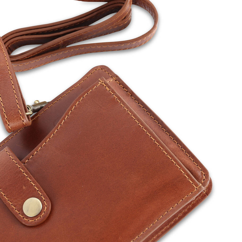 Tan Leather Crossbody Smartphone Bag By The Leather Store ...