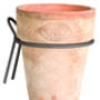 16cm Terracotta Flower Pot Planter With Metal Holder, thumbnail 3 of 5