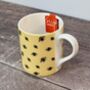 Yellow Bee Partterned Mug, thumbnail 2 of 3