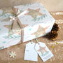 Vintage Star Ireland Christmas Wrapping Paper Pack, thumbnail 1 of 6