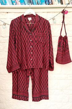 Upcycled Sari Pyjama Sets, 8 of 12