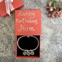 40th Birthday Charm Personalised Silver Gift For Her, thumbnail 1 of 8