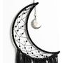 Moon Dream Catcher Black Dreamcatcher Boho Macrame, thumbnail 7 of 7