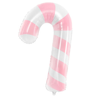 Christmas Pastel Candy Cane Foil Balloon, 3 of 3