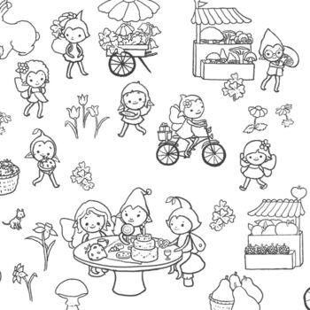 Giant Fairy Colouring Poster, 5 of 6