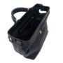 Small Black Doctor Bag Crossbody Handheld, thumbnail 5 of 6