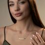 'Her Name' Personalised Birthstone Necklace, thumbnail 10 of 12