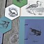 British Birds Leather Coasters, thumbnail 6 of 8
