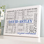 Personalised Retirement Word Art, thumbnail 11 of 12