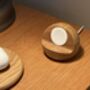 Solid Wood Charging Stand For Apple Watch In Oak/Walnut, thumbnail 2 of 11